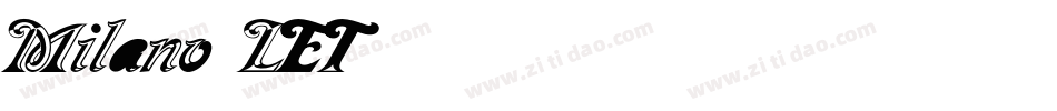 Milano LET字体转换